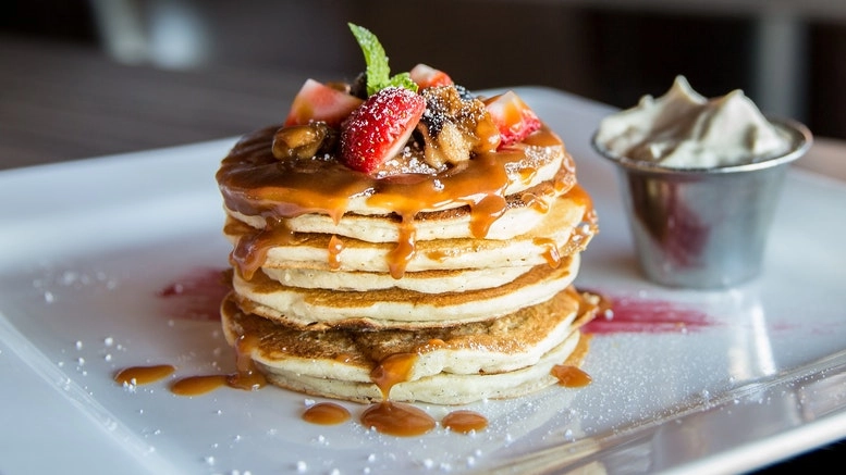 Qmee recipe – Pumpkin pancakes & pecan butterscotch