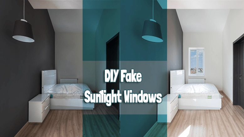 DIY Fake Sunlight Windows