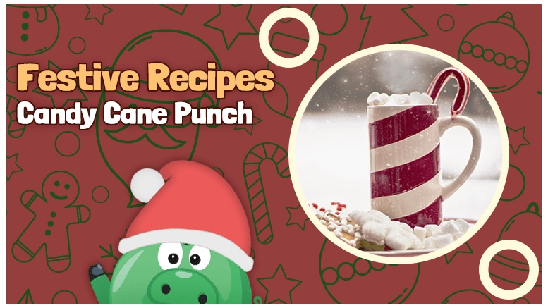 Fast & Festive Candy Cane Punch