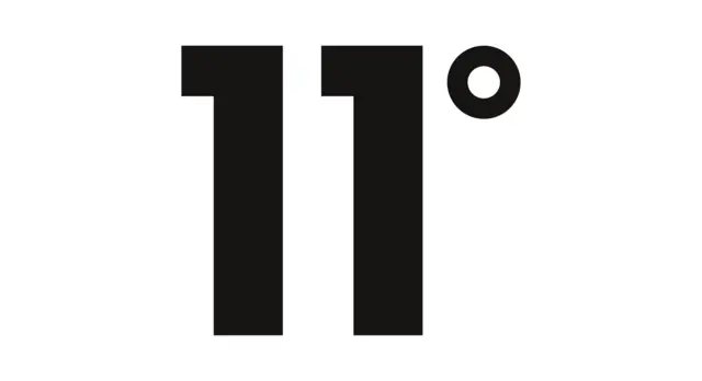 11 Degrees logo