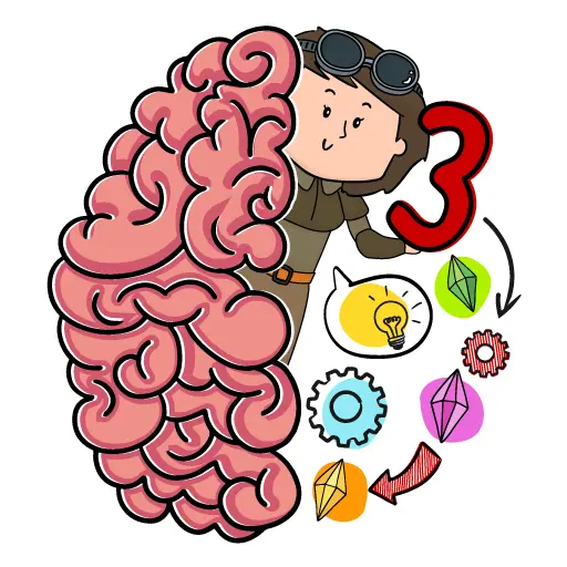 Brain Test 3: Tricky Quests logo