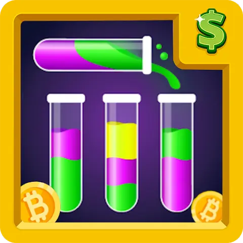 Water sort - earn money! logo