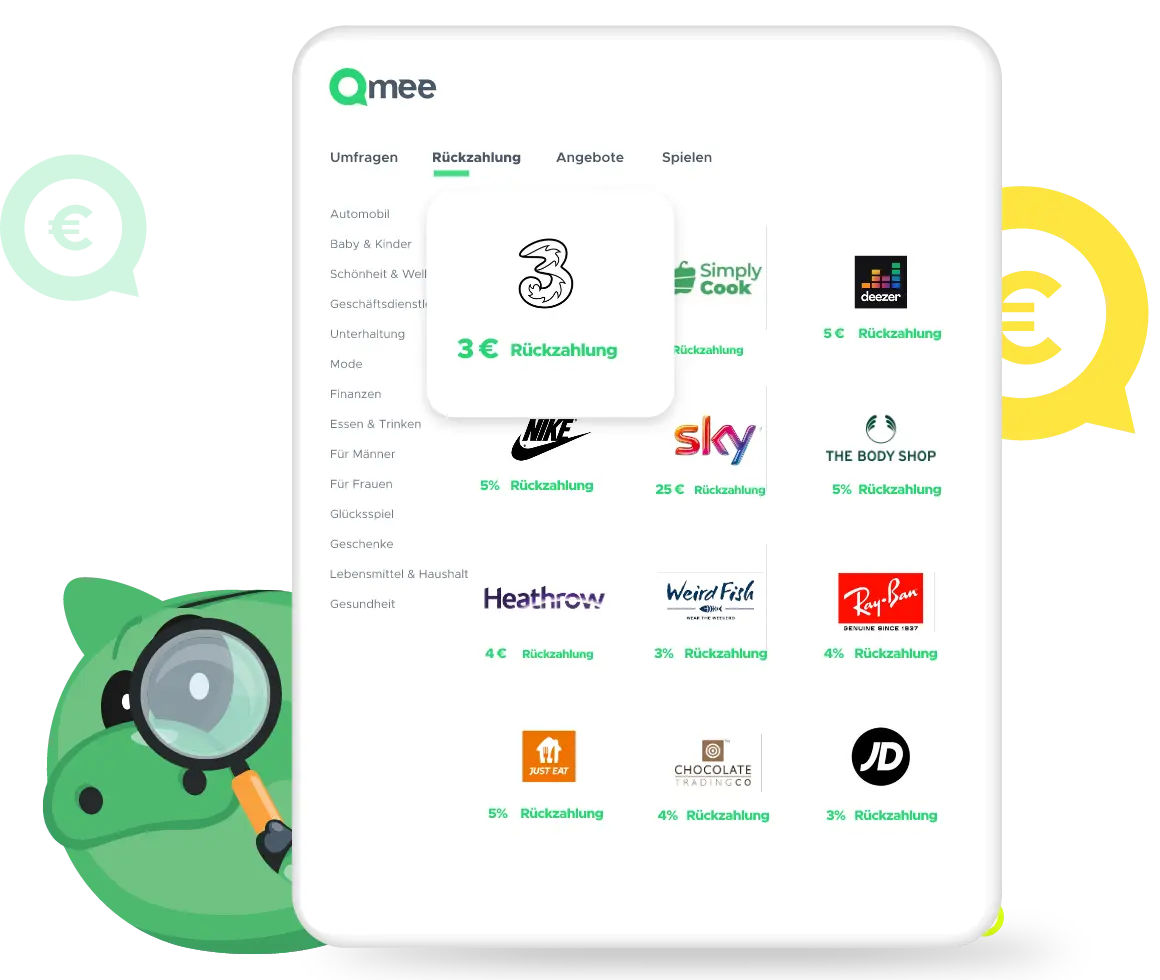Earn & save when you shop with Qmee