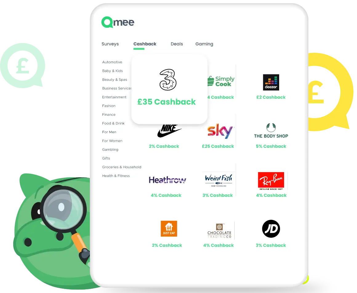 Earn & save when you shop with Qmee