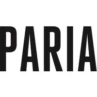 The logo for the company Paria.