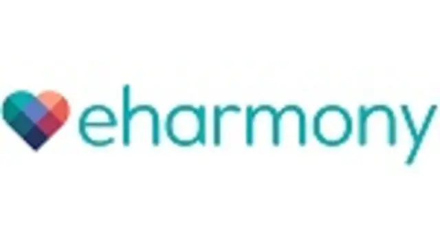 The logo for the company eHarmony.