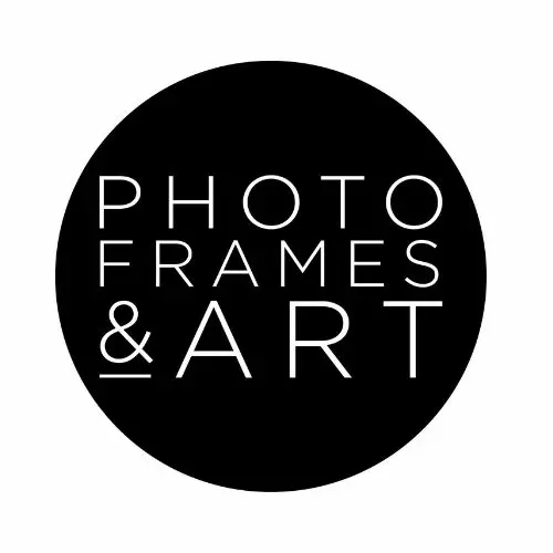 The logo for the company Photo, Frames & Art.