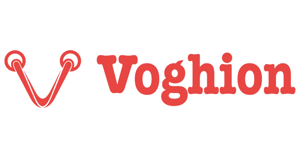 The logo for the company Voghion.