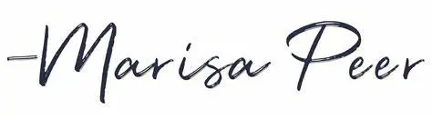 The logo for the company Marisa Peer.