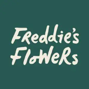 The logo for the company Freddie's Flowers.