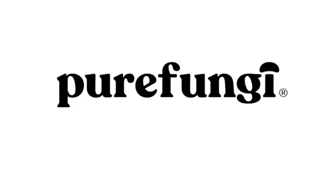 The logo for the company Purefungi.