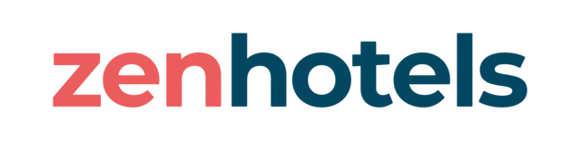 The logo for the company Zen Hotels.