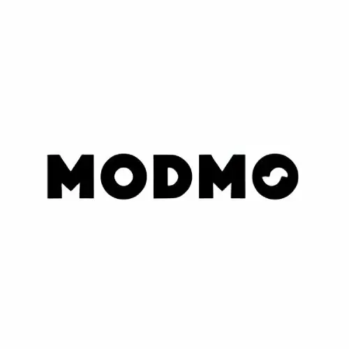 The logo for the company Modmo.