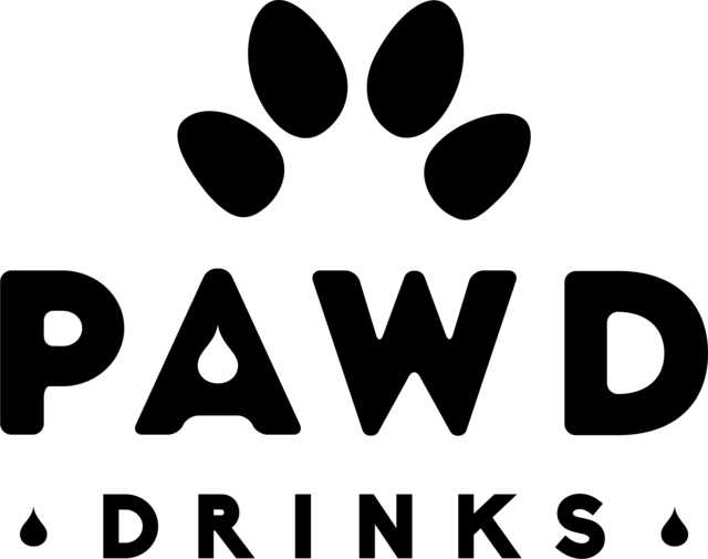 The logo for the company Pawd Drinks.