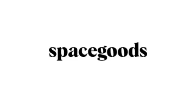The logo for the company Spacegoods.