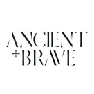 The logo for the company Ancient & Brave.