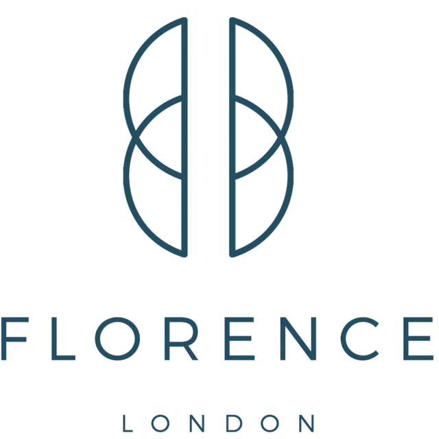 The logo for the company Florence London.