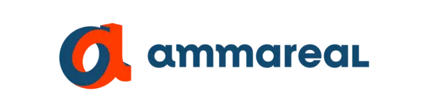 The logo for the company Ammareal.