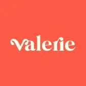 The logo for the company Valerie.