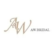 The logo for the company AW Bridal.