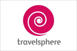 The logo for the company Travelsphere.