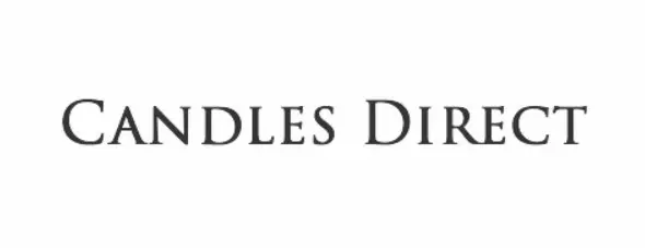The logo for the company Candles Direct.
