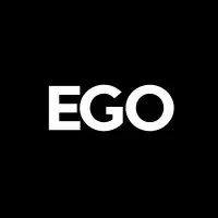 The logo for the company EGO.