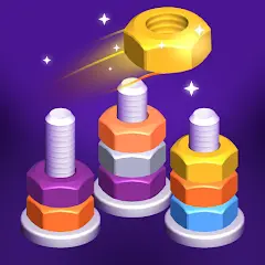 The logo for the company Nut Sort Blast: Color Puzzle.