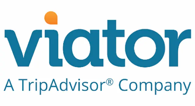 The logo for the company Viator – A TripAdvisor Company.