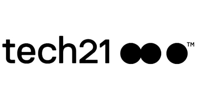 The logo for the company Tech21.