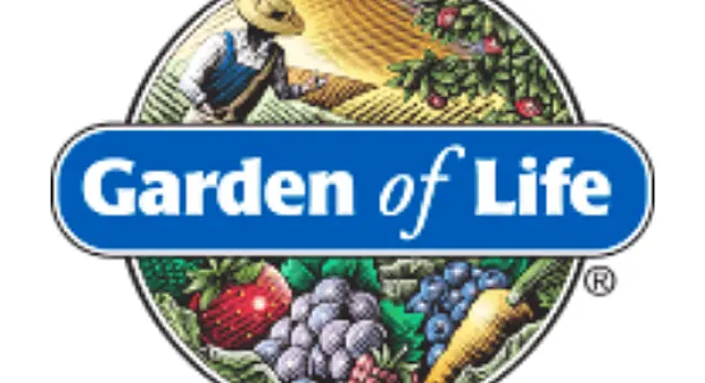 The logo for the company Garden Of Life.