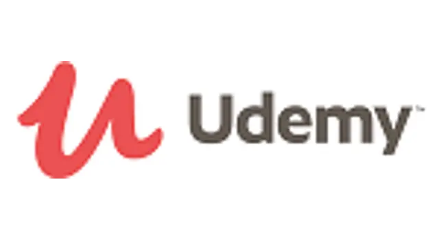The logo for the company Udemy.
