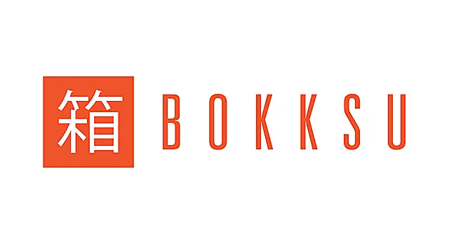 The logo for the company Bokksu.