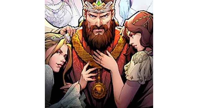 The logo for the company King's Throne: Game of Lust.