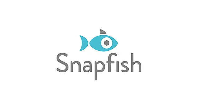 The logo for the company Snapfish.
