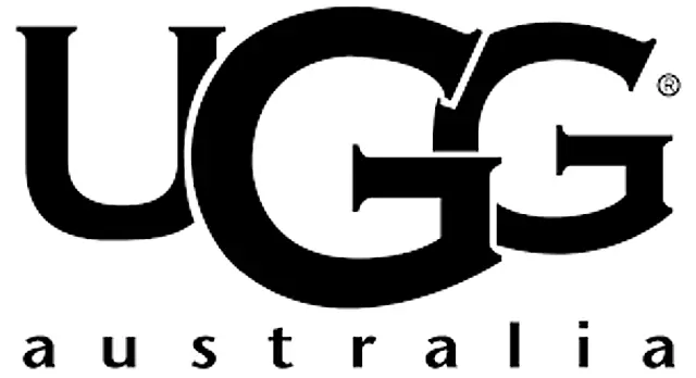 The logo for the company UGG.