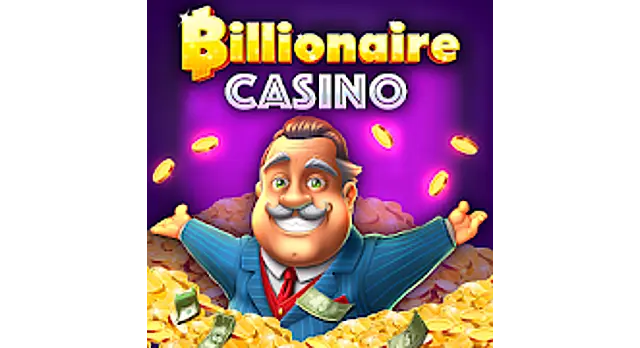 The logo for the company Billionaire Casino Slots 777.
