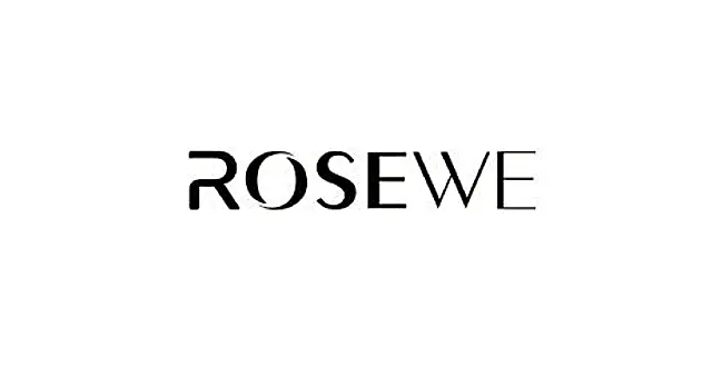 The logo for the company Rosewe.