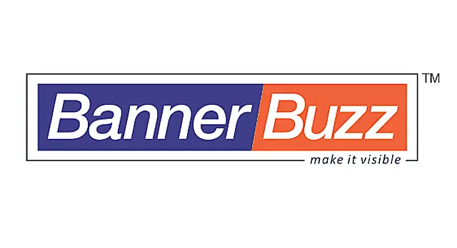 The logo for the company Banner Buzz.