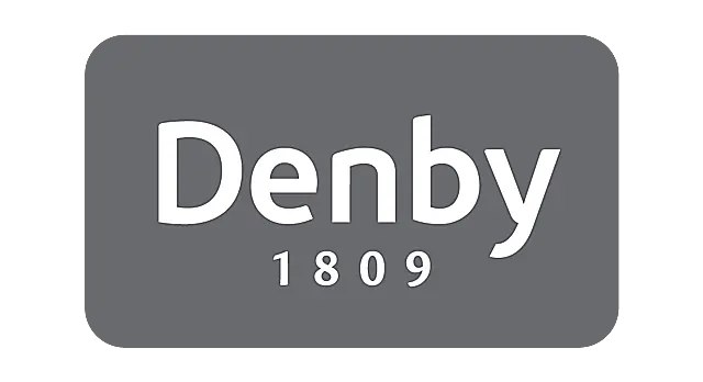 The logo for the company Denby.