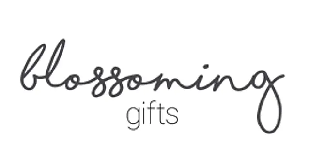 The logo for the company Blossoming Gifts.