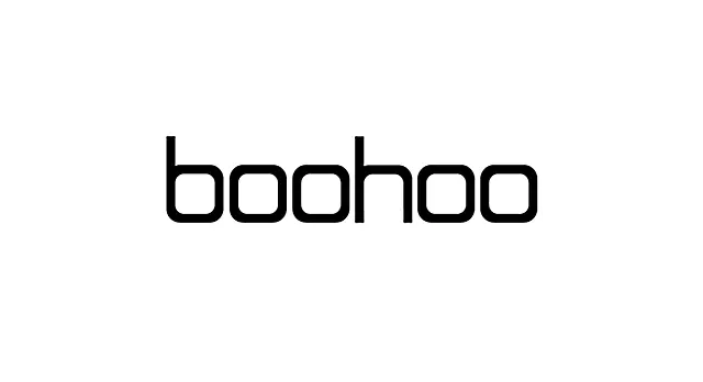 The logo for the company Boohoo.