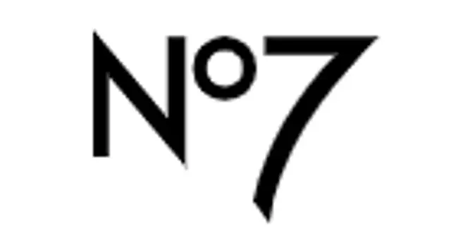 The logo for the company No7 Beauty.