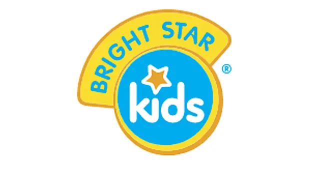 The logo for the company Bright Star Kids.