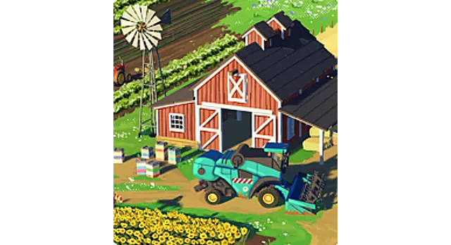 The logo for the company Big Farm: Mobile Harvest.