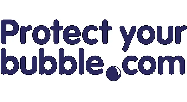 The logo for the company Protectyourbubble.com.