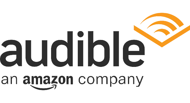 The logo for the company Audible.