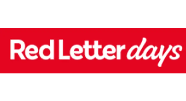 The logo for the company Red Letter Days.