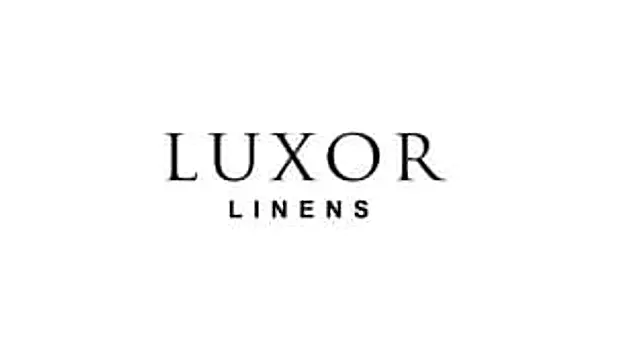 The logo for the company Luxor Linens.