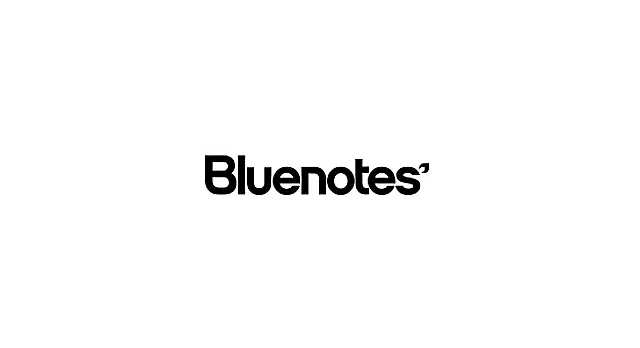 The logo for the company Bluenotes.